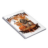 Carnet Rétro Halloween Astronaute (Côté Droit)