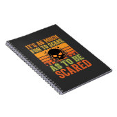 Carnet Retro Halloween Scare Skull Design_1 (Côté Droit)