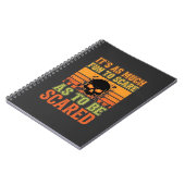 Carnet Retro Halloween Scare Skull Design_1 (Côté gauche)