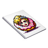 Carnet Retro Hollywood Icon - Pixel Art Pop Culture (Côté Droit)