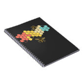 Carnet Retro Honeycomb Beekeeper Design pour Bee Lover (Côté Droit)