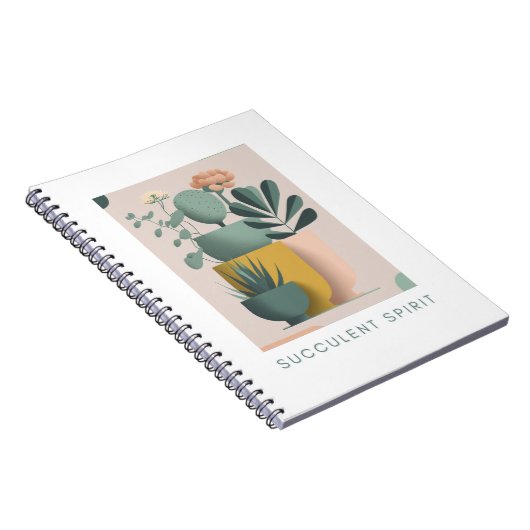 Carnet Retro-inspired plant design notebook (Côté Droit)