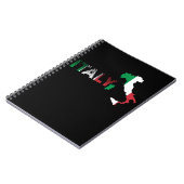 Carnet Retro Italie Drapeau Voyageur Aventure Voyageurs (Côté gauche)