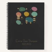 Carnet Retro L'Âge De L'Espace Atomique Mi-Siècle Moderne (Devant)