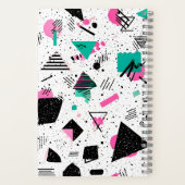 Carnet Retro Memphis Geometric Pattern (Verso)