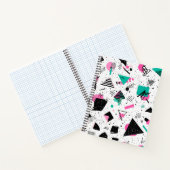 Carnet Retro Memphis Geometric Pattern (Intérieur)
