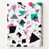 Carnet Retro Memphis Geometric Pattern (Dos)