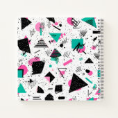 Carnet Retro Memphis Geometric Pattern (Dos)