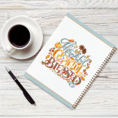 Carnet Rétro Merci Grateful Nom Profession