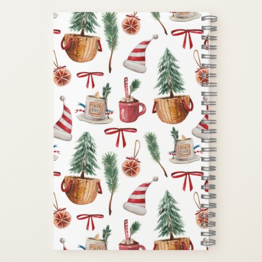 Carnet Retro Merry Christmas Journaling Notebooks (Verso)