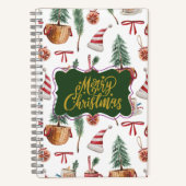 Carnet Retro Merry Christmas Journaling Notebooks (Recto)