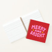 Carnet Retro Merry et Bright Holiday Design (Intérieur)
