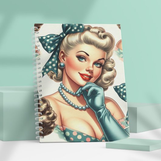 Carnet Rétro Mignon Pin-Up Classique
