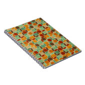 Carnet Rétro motif géométrique 4 (Côté Droit)