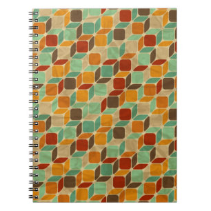 Carnet Rétro motif géométrique 4