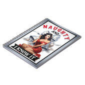 Carnet Retro Naughty et moi le savons Christmas Pinup (Côté gauche)