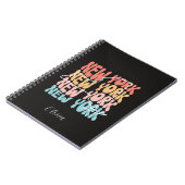 Carnet Retro New York State - Personnalisé (Côté gauche)