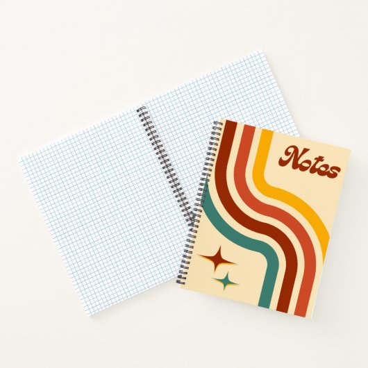Carnet Retro Notes Spiral Notebook (Intérieur)