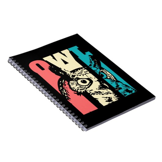 Carnet Retro Owl (Côté Droit)