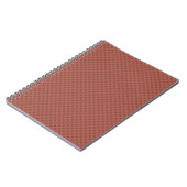 Carnet Retro, pois brun (Côté gauche)