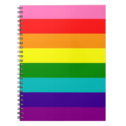 Carnet Retro Rainbow 8 Pride (Devant)