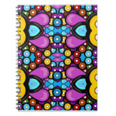 Carnet Retro Record Art Abstrait Fun Motif Design (Devant)
