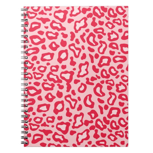Carnet rétro Red Leopard (Devant)