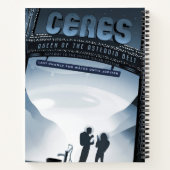 Carnet Retro Space Travel Poster-Nwarf Planet Ceres. (Dos)