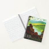 Carnet Retro Space Travel Poster-Une mission de science d (Intérieur)