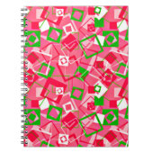 Carnet Retro Squares Pattern (Devant)