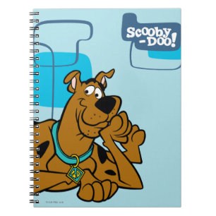 Carnet Retro Squares Scooby-Doo Lying Down