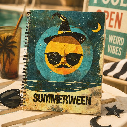 Carnet Retro Summerween Épouvantable Été Halloween