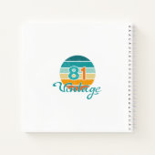 Carnet Retro Sunset 81 Vintage Distressed (Dos)