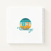 Carnet Retro Sunset 83 Vintage Distressed (Dos)