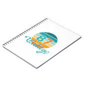 Carnet Retro Sunset 87 Vintage Distressed (Côté gauche)