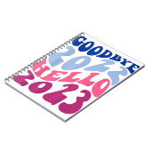 Carnet Retro Super Goodbye 2022 Hello 2023 New Year's Ev (Côté gauche)