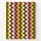 Carnet Retro Super Lime rose Brown Art personnalisé (Dos)