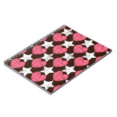 Carnet Retro Threadbare Hearts Stars Texture (Côté gauche)