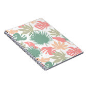 Carnet Rétro, tropical, feuille (Côté Droit)