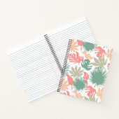 Carnet Rétro, tropical, feuille (Intérieur)