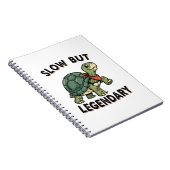 Carnet Retro Turtle Legendary Quote Lined Notebook (Côté Droit)