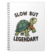 Carnet Retro Turtle Legendary Quote Lined Notebook (Devant)