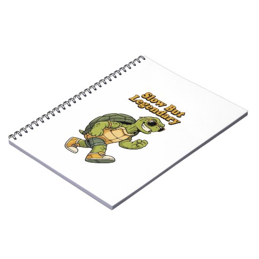 Carnet Retro Turtle Slow Living Lined Notebook (Côté gauche)