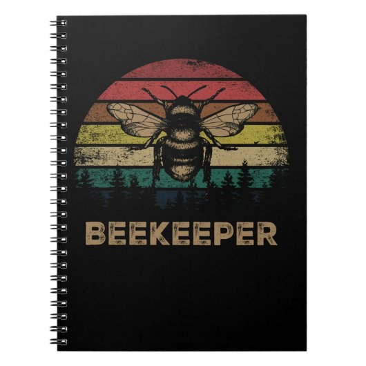 Carnet Rétro Vintage Beekeeper Beekeeping Poison (Devant)