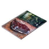 Carnet Retro Vintage Bourgogne peinture de voiture (Côté gauche)