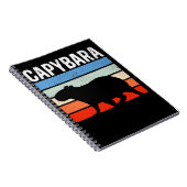 Carnet Retro Vintage Capybara Cute Animal (Côté Droit)