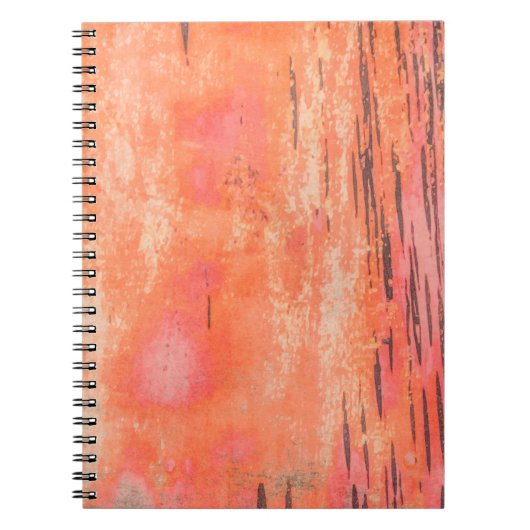 Carnet Retro vintage grunge textureabstrait, art, maison (Devant)