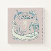 Carnet Retrouvez-moi à LOTHLORIEN™ - Bateau cygne (Dos)