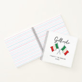 Carnet Réunion de famille du drapeau italien  (Intérieur)