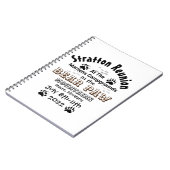 Carnet Réunion de Stratton 2022 (Côté gauche)